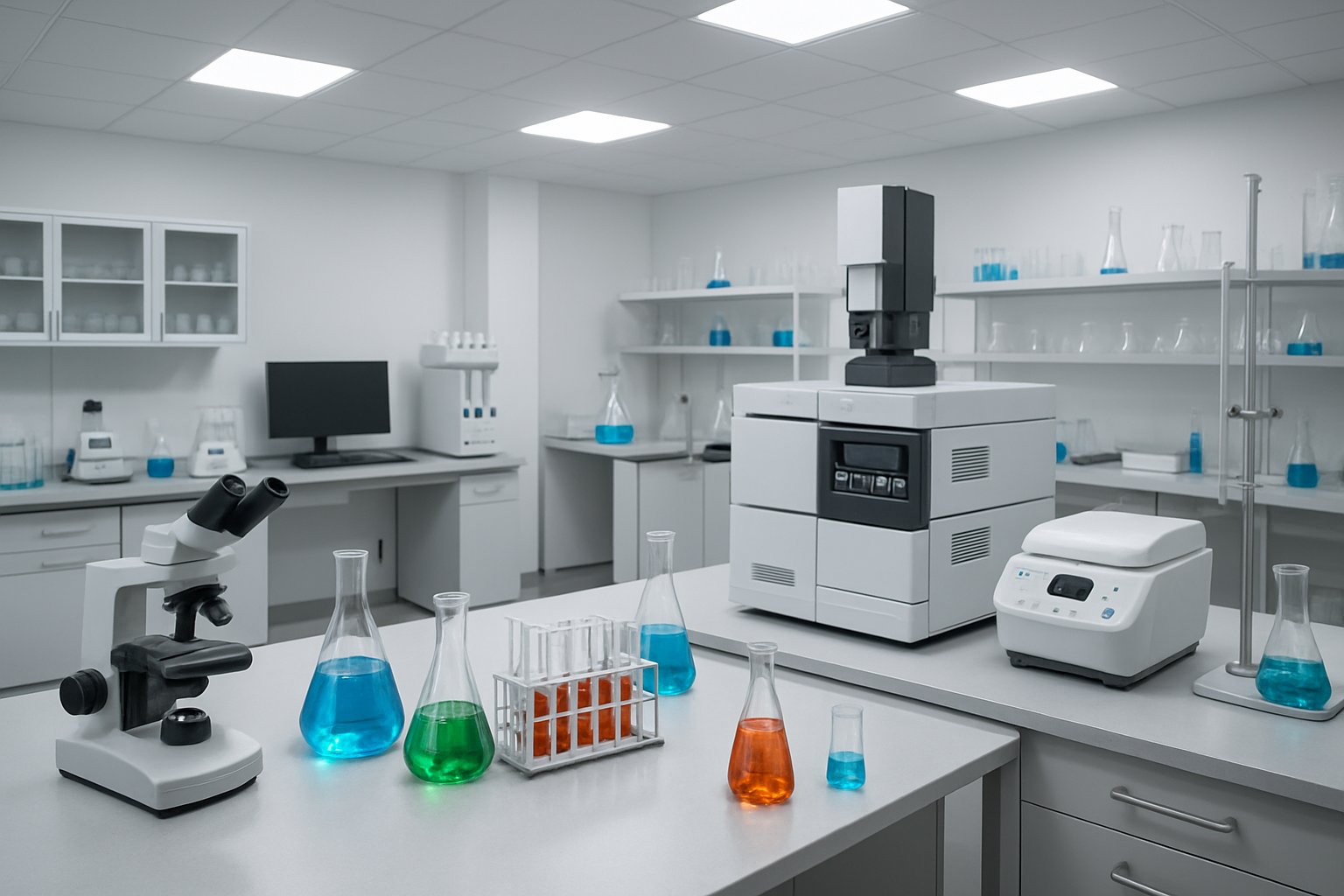 photographic Modern lab showcasing chemistry and analytical testing solutions-1