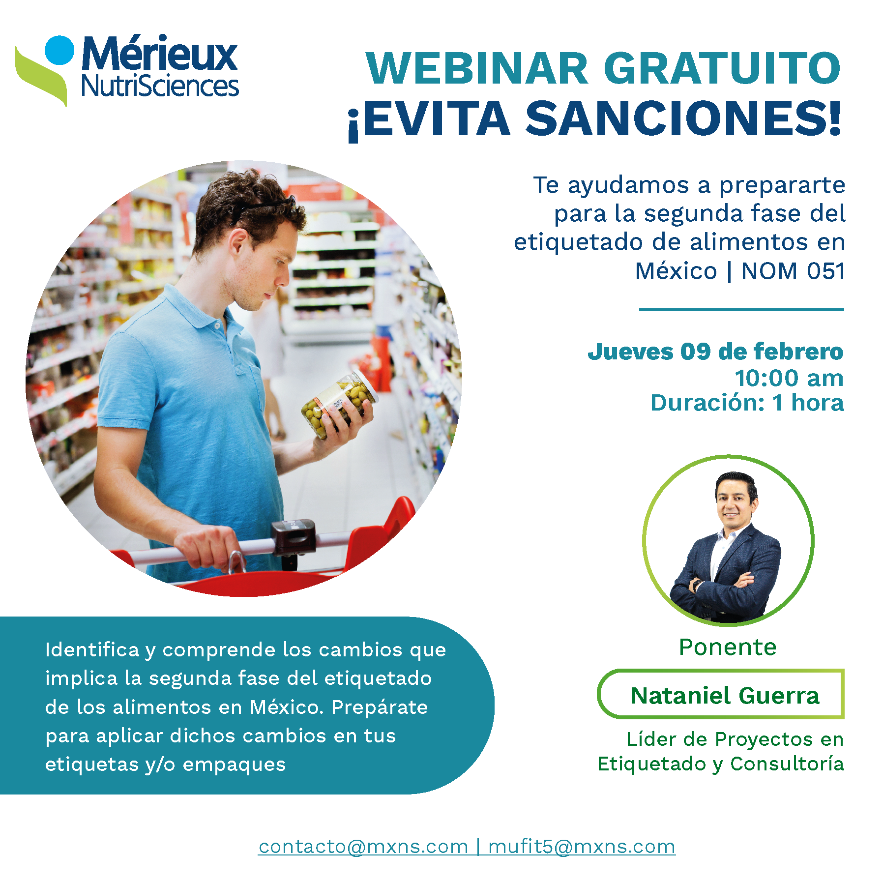 Webinar NOM 051 | 2da Fase de Etiquetado en Alimentos