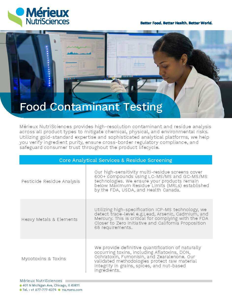flyer contaminants testing