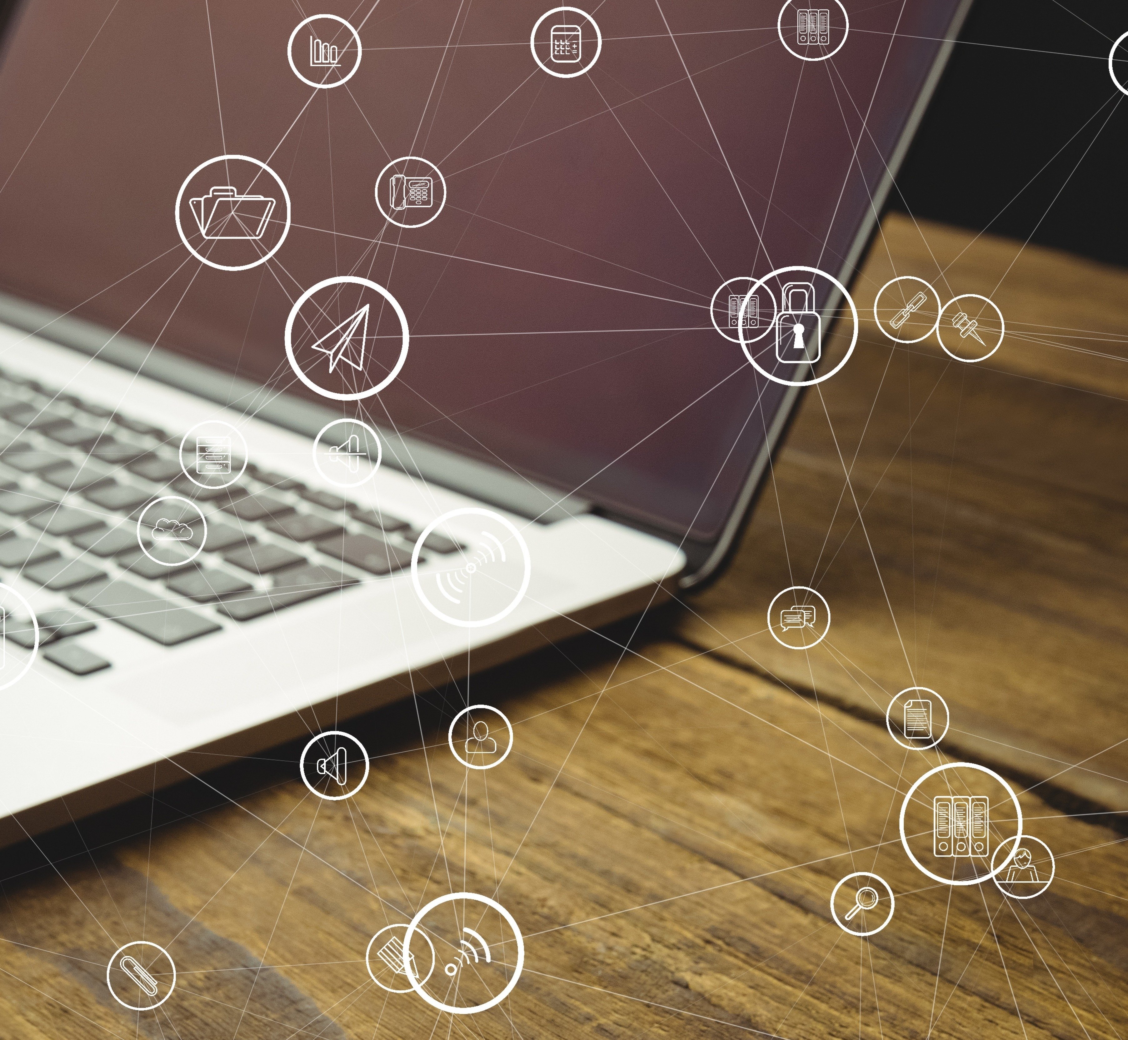 Merieux NutriSciences North America resources page hero image showing a laptop with digital assets, including blog, podcast, webinar, news, and regulatory highlights